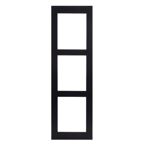 2N Surface Installation Frame for 3 Modules – Black
